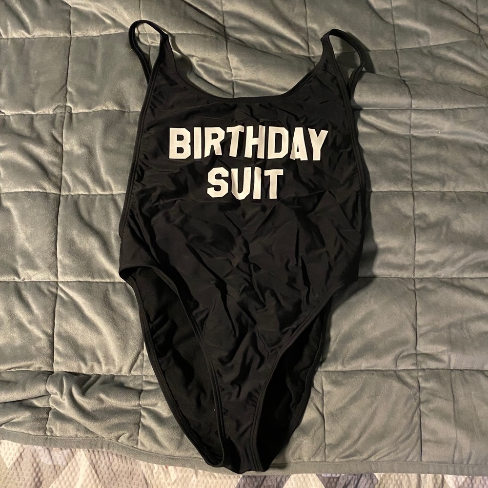 Birthday suit one piece